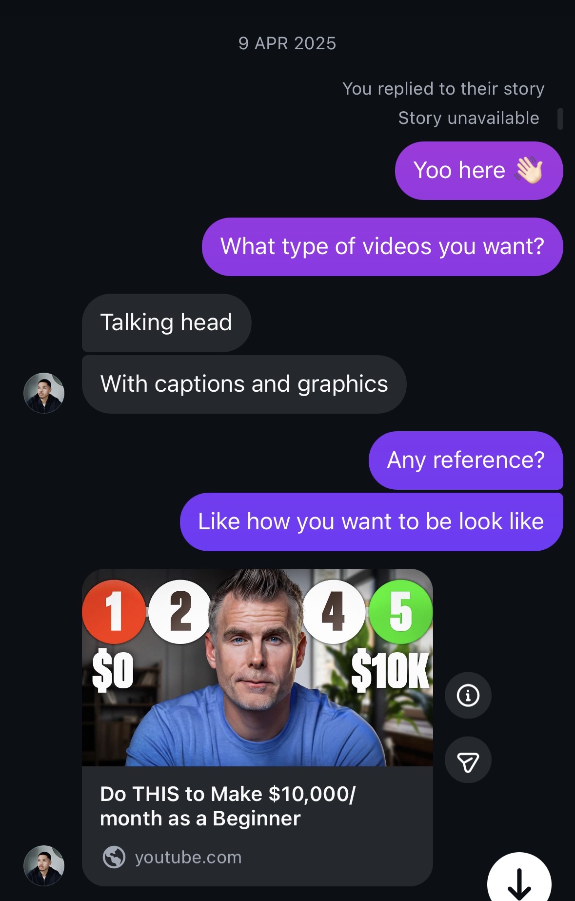 Real cold outreach or payment screenshot