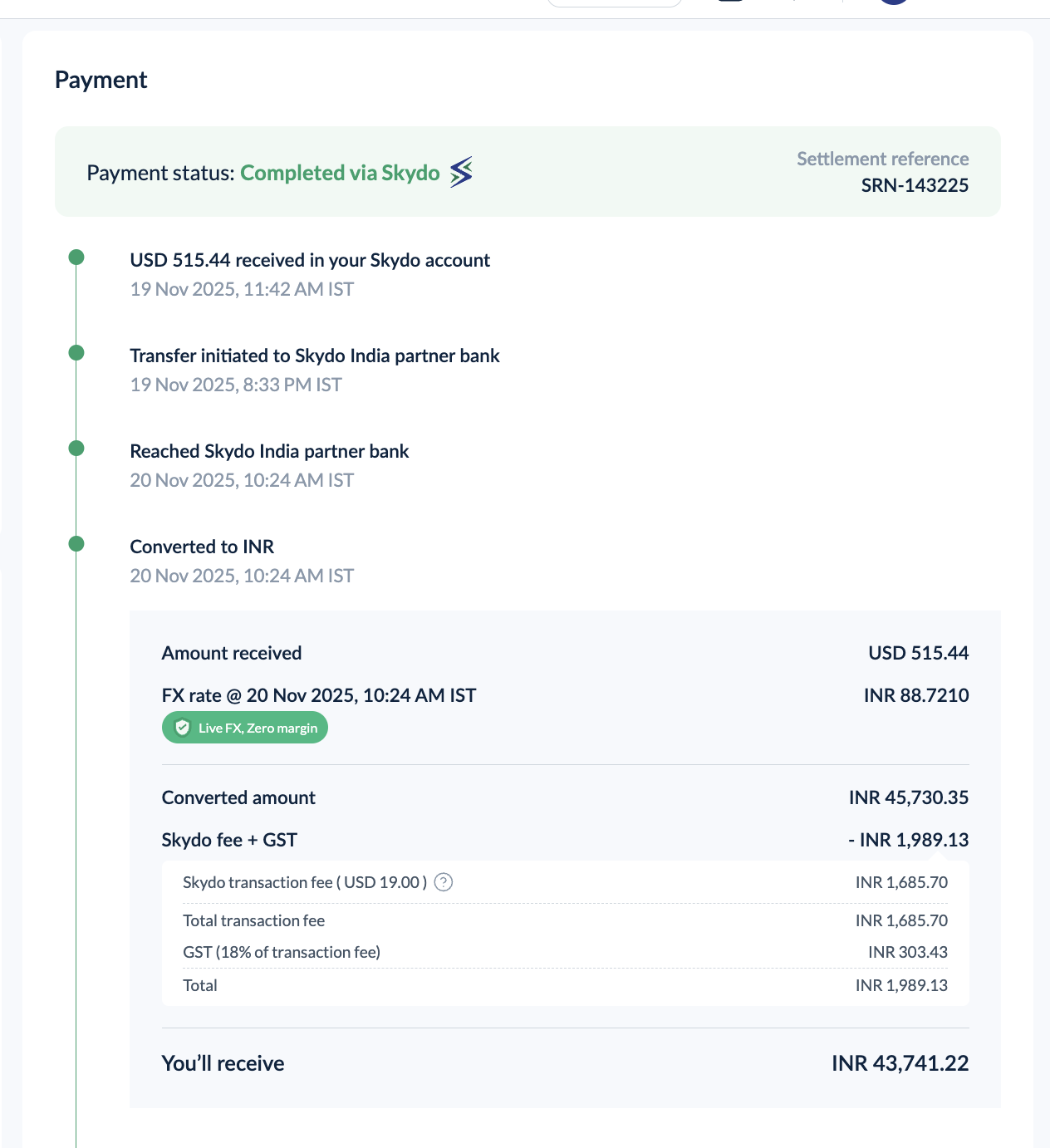 Real cold outreach or payment screenshot