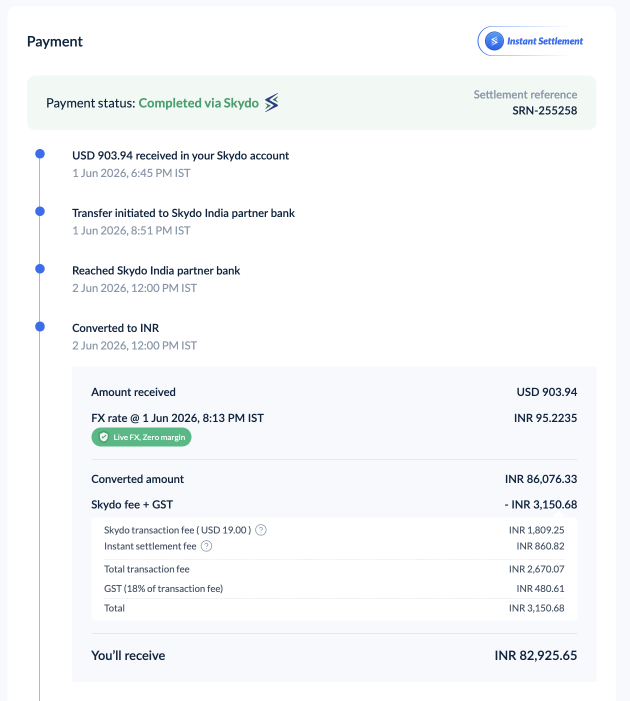 Real cold outreach or payment screenshot