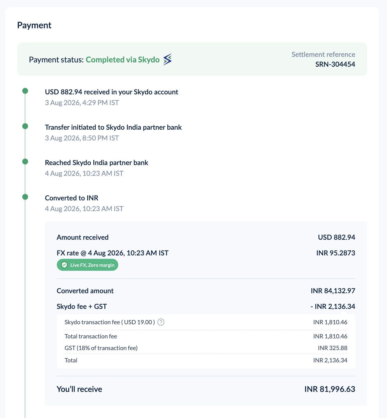 Real cold outreach or payment screenshot
